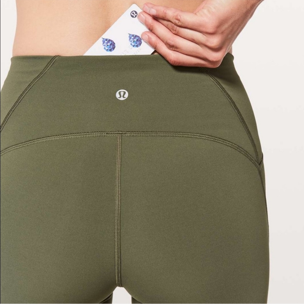 Lululemon Train Times Short In Sage Green Size 4